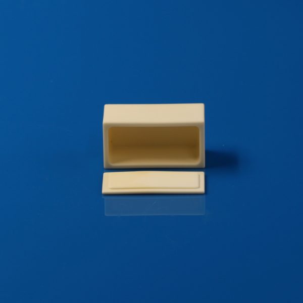 99% Alumina Rectangular Ceramic Crucibles with Lids (6)