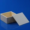 99% Alumina Square Crucible 100×100×50mm with Lid for High Temperature Applications (2)