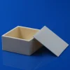 99% Alumina Square Crucible 100×100×50mm with Lid for High Temperature Applications (6)