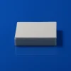 Alumina Square Crucible 100×100×20mm with Lid, 99% Al2O3 Low Height Crucible (2)