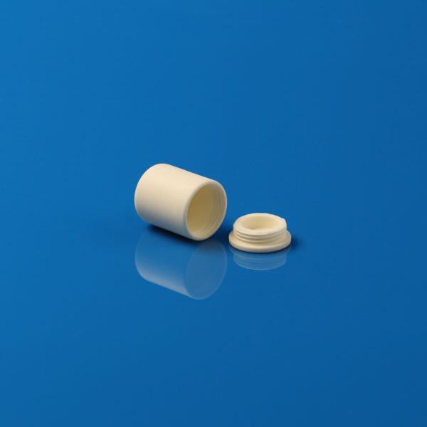 Alumina Threaded Crucible with Screw Lid (5)