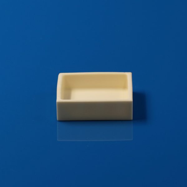 High Temperature Resistant 99% Alumina Square Groove Crucible - 70.0370.3920.17mm 5PCS (1)