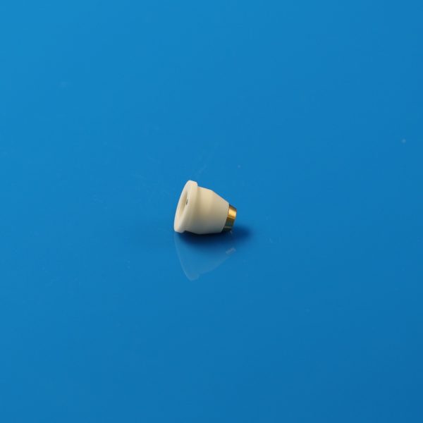 Laser Cutting Spare Parts 99% Alumina Ceramic Nozzle Holder 17.6×M6 (7)