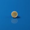 Small Flat Bottom Bulbous Conical 99% Alumina Crucible with Round Lid - OD36.45×H28.32mm (1)