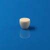 Small Flat Bottom Bulbous Conical 99% Alumina Crucible with Round Lid - OD36.45×H28.32mm (3)