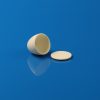 Small Flat Bottom Bulbous Conical 99% Alumina Crucible with Round Lid - OD36.45×H28.32mm (6)