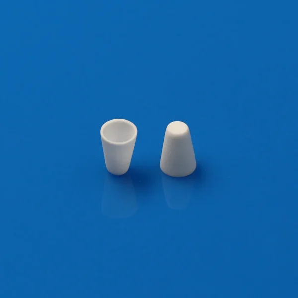99% Alumina Tapered Micro Crucible for Thermal Analysis - D6 × 8.5mm (1)