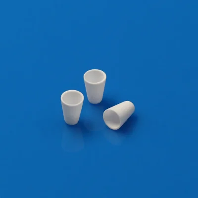 99% Alumina Tapered Micro Crucible for Thermal Analysis - D6 × 8.5mm