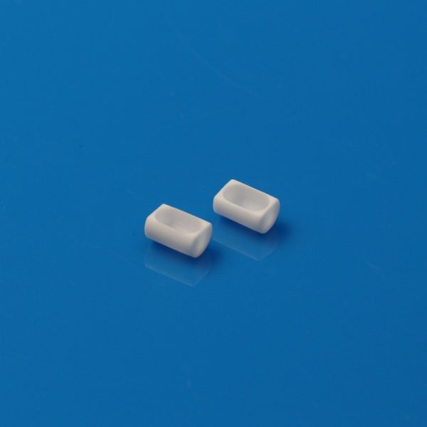 Alumina Ceramic Boat Crucible for Thermal Analysis 10×7×5 mm (5)