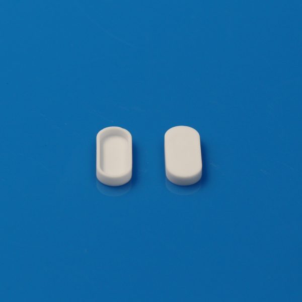 Alumina Ceramic Sample Pan for Laboratory Moisture Analysis - Oval 20×9×3mm (2)
