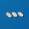 Alumina Ceramic Sample Pan for Laboratory Moisture Analysis - Oval 20×9×3mm (3)