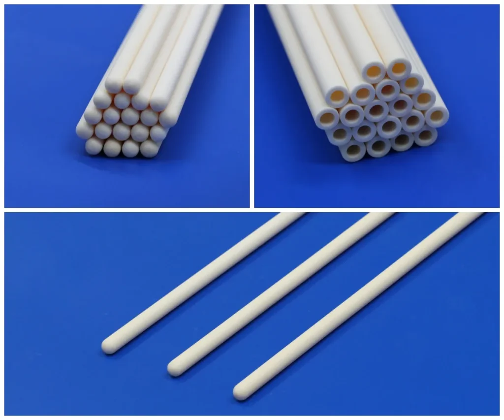 Alumina protective tubes