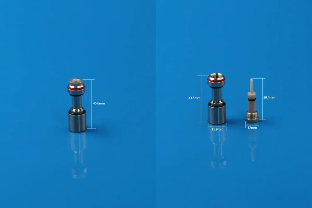 Complete 75-40 Ceramic Nozzle and Needle Assembly for Water Jet Loom