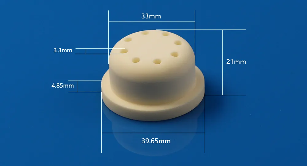 Drawing Alumina Wear-Resistant Ceramic Nozzle for Water Pump
