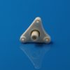 Triangular High-Voltage Ceramic Insulator for Electrostatic Oil Fume Purifier (2)