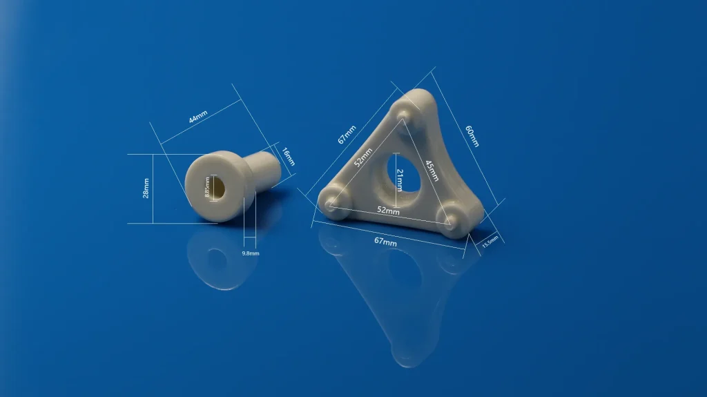 Triangular High-Voltage Ceramic Insulator for Electrostatic Oil Fume Purifier