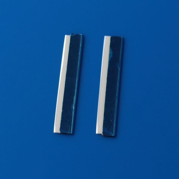 Zirconia Ceramic Slitting Blade with Metal Holder - 60×10×0.5mm (1)