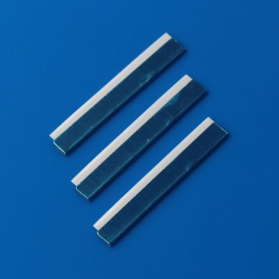 Zirconia Ceramic Slitting Blade with Metal Holder - 60×10×0.5mm