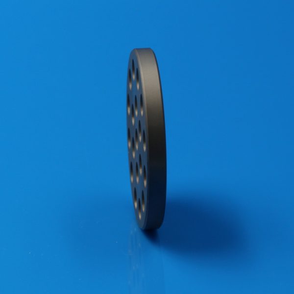 Silicon Carbide Perforated Distribution Plate with 19 Holes for Flow Distribution (4)