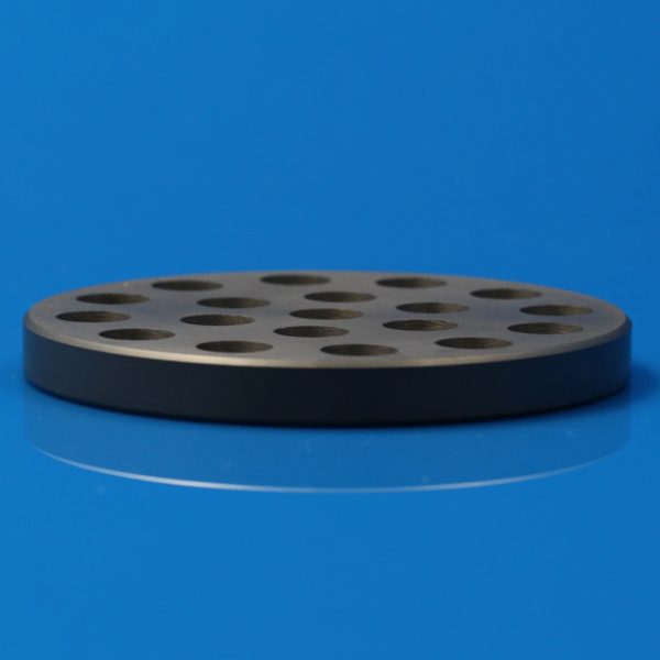 Silicon Carbide Perforated Distribution Plate with 19 Holes for Flow Distribution (6)