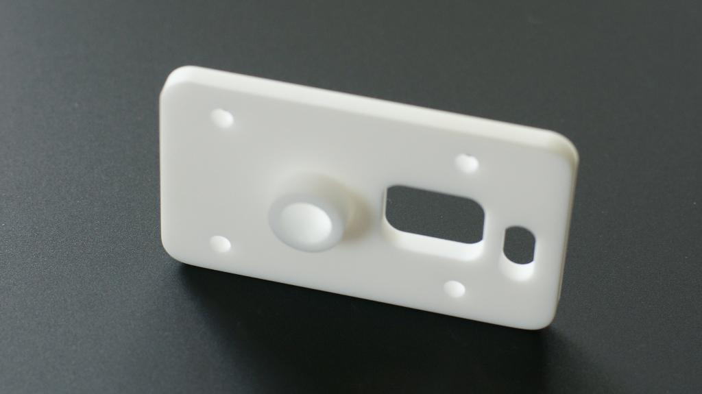 machinable glass ceramic plate