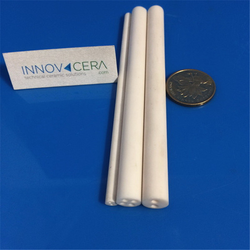 Alumina Ceramic Insulator Tubes With 2 Holes