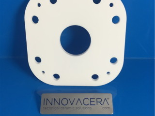 Alumina Square Ceramic Plates With Holes