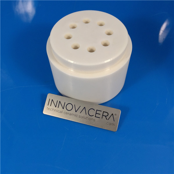Zirconia Ceramic Sleeve With Holes For Fluid Controlling