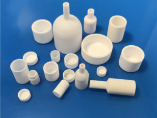 Melting Metal Solution High purity alumina square crucible with lid