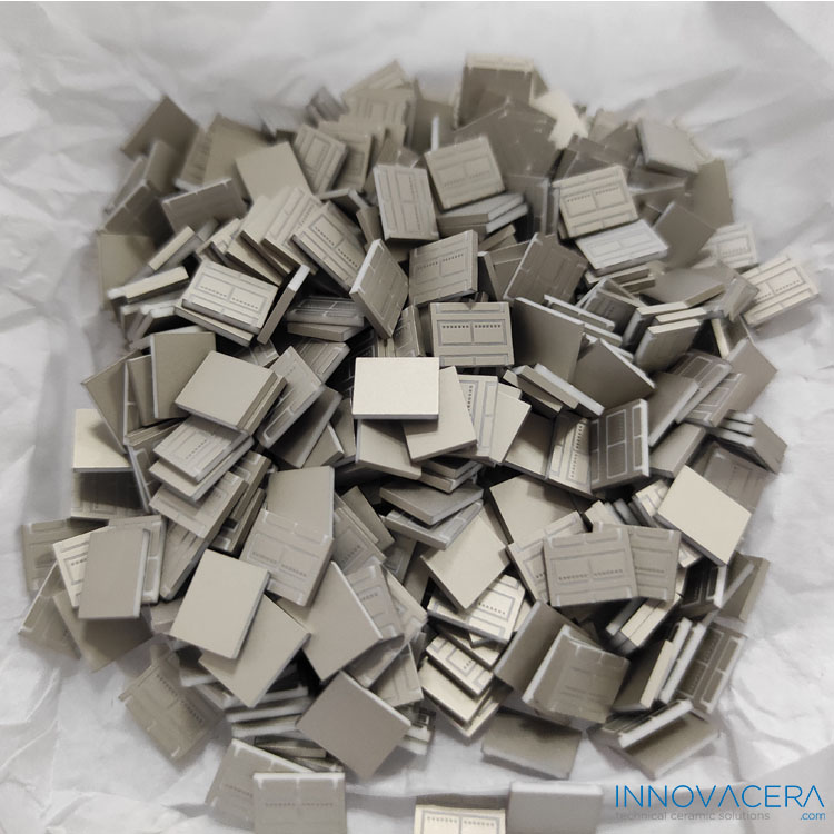 Beryllium Beryllia Beo Ceramic Substrate Plate Plating With Mo Mn