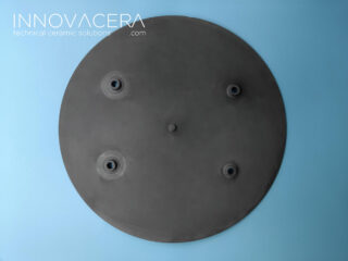 Hot pressed aluminum nitride ceramics for LEDs