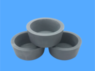 Conductive boron nitride crucibles