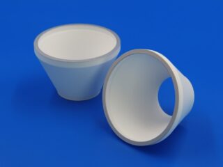 Customized Mo Mn Vacuum Alumina Conical Metal & Metallized Ceramic Tubes