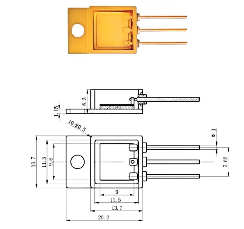 TO-257 ceramic packages
