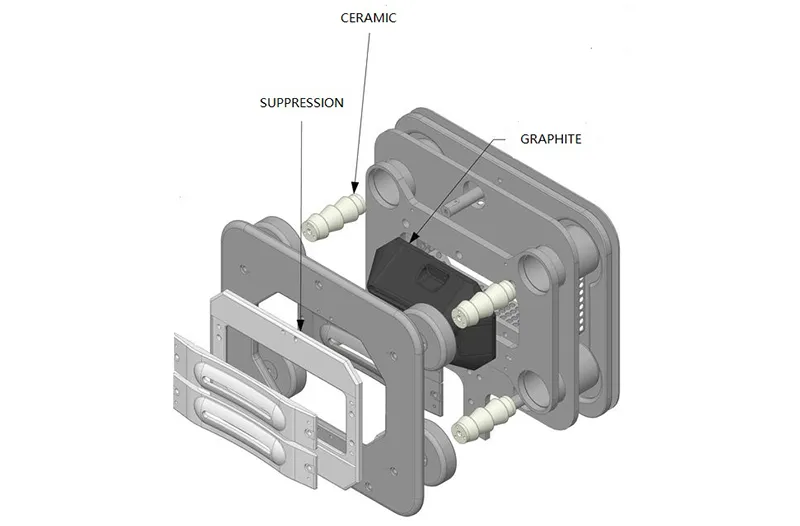 Boron Nitride Electrode insulator for Ion Implanter
