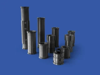 Supports for induction heating coils