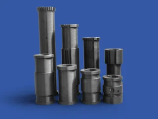 Supports for induction heating coils Supports for induction heating coils