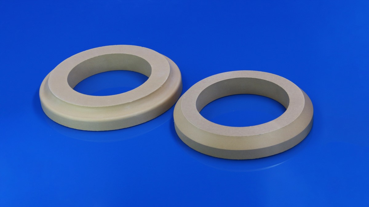 Converter Slag-Blocking Slide Plate Inlay - Zirconia Ring