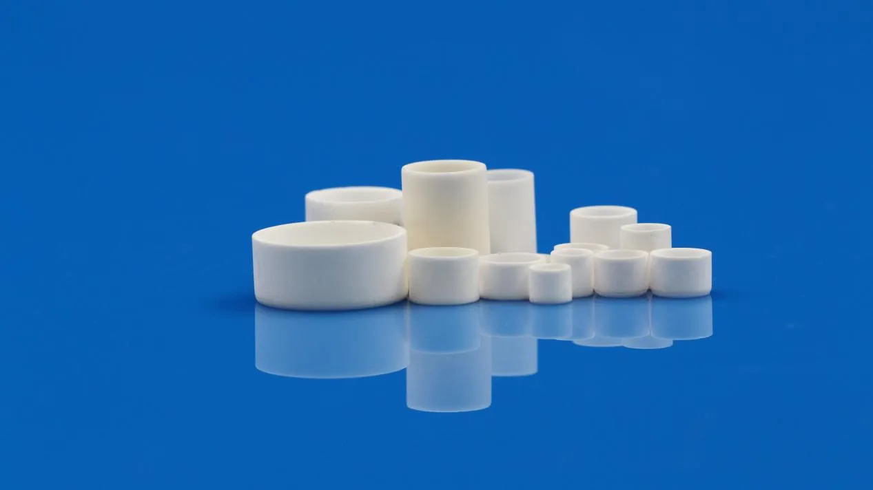 Cylindrical Alumina (Al2O3) Ceramic Crucible