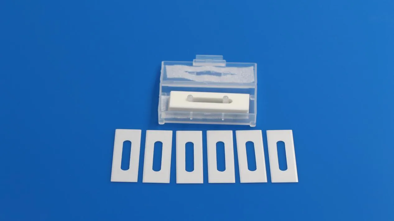 Zirconia ceramic slotting slicing blade