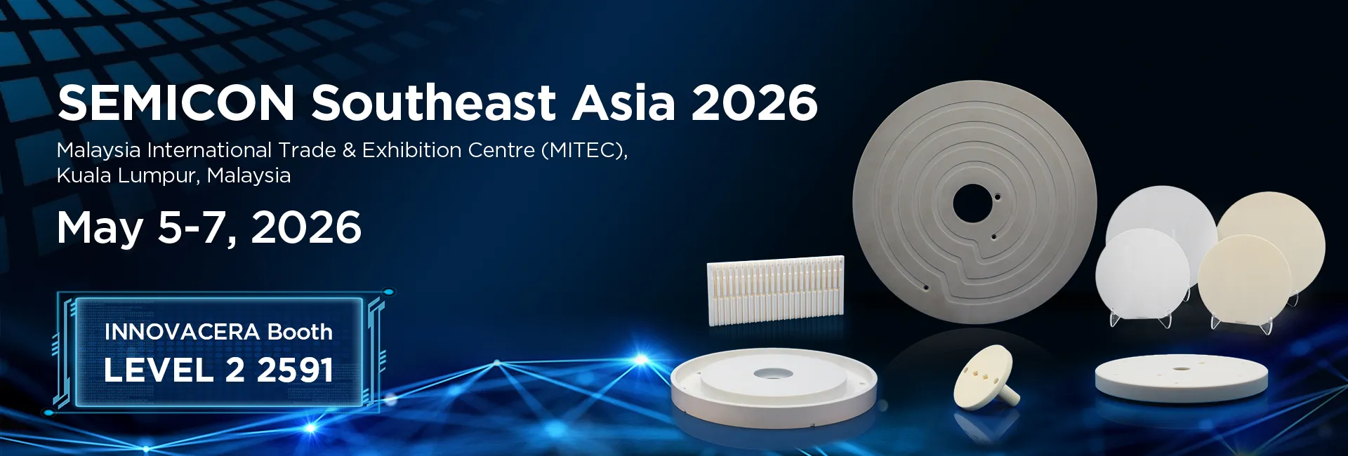 Aluminum nitride and wafer applications at the Kuala Lumpur Semiconductor Exhibition