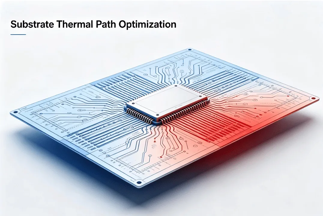 Substrate thermal path