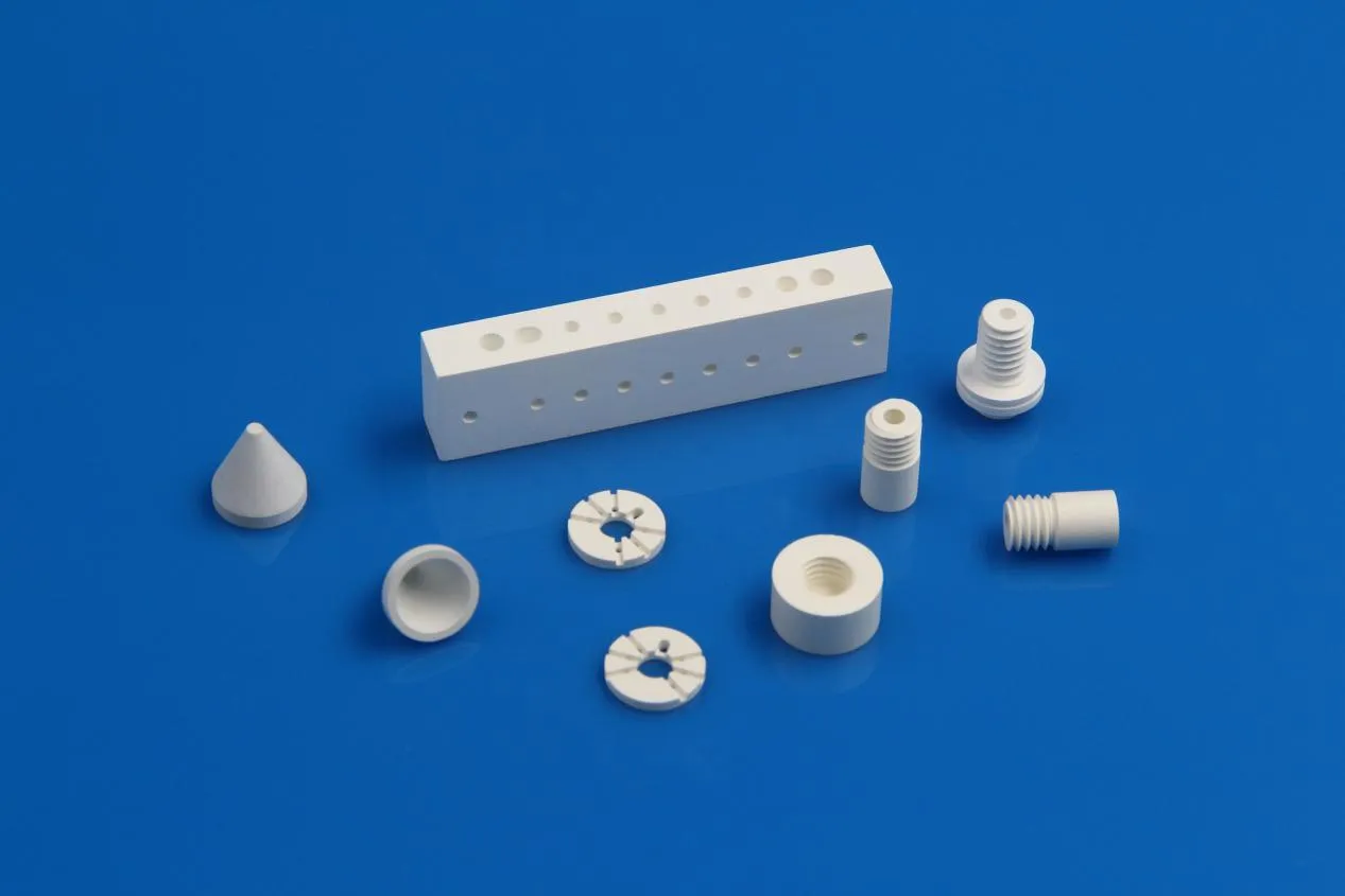 BN ceramic components for optical coating