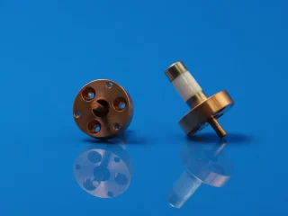 Ceramic-to-Metal Brazed Optical Fiber Feedthroughs