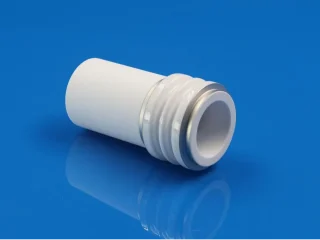 Metallized ceramic tube