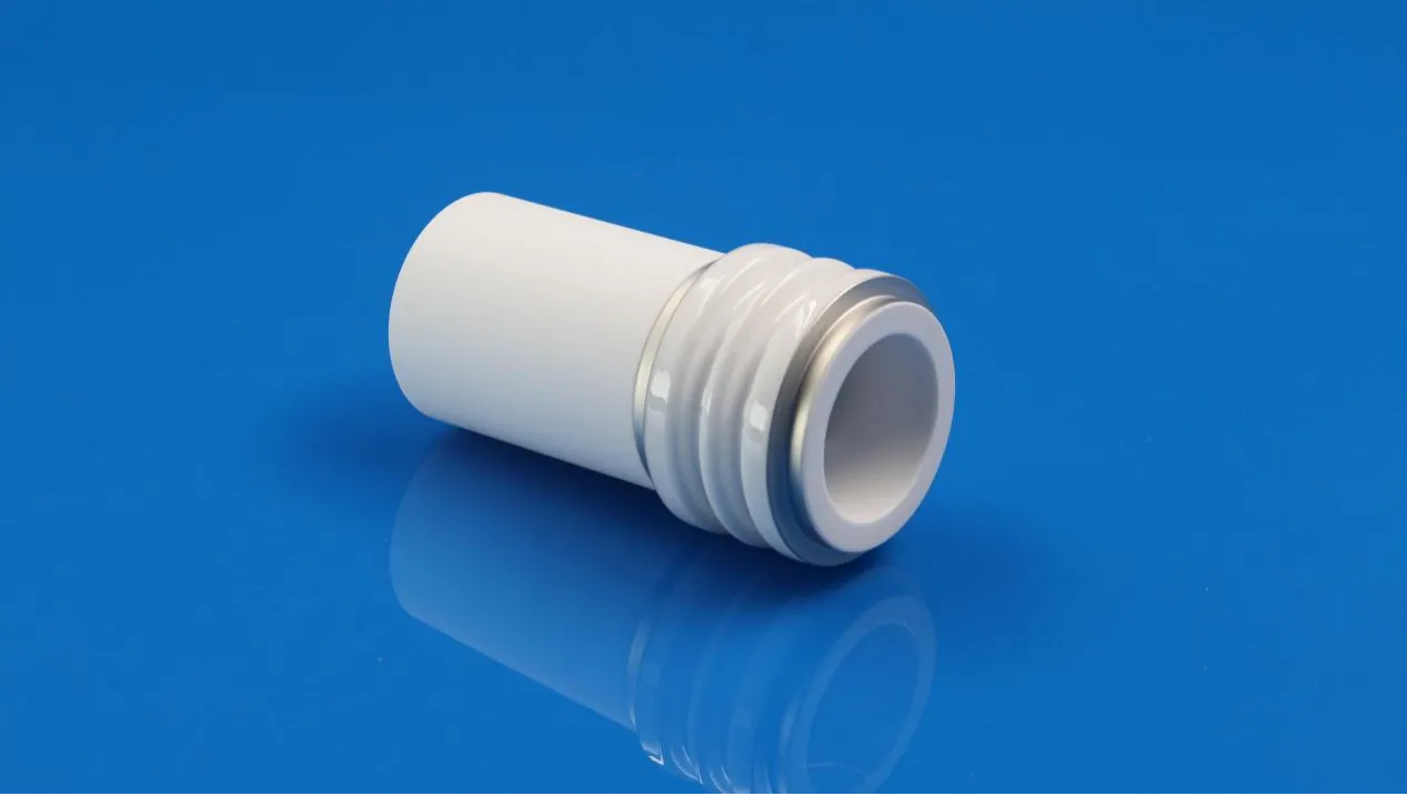 Metallized ceramic tube