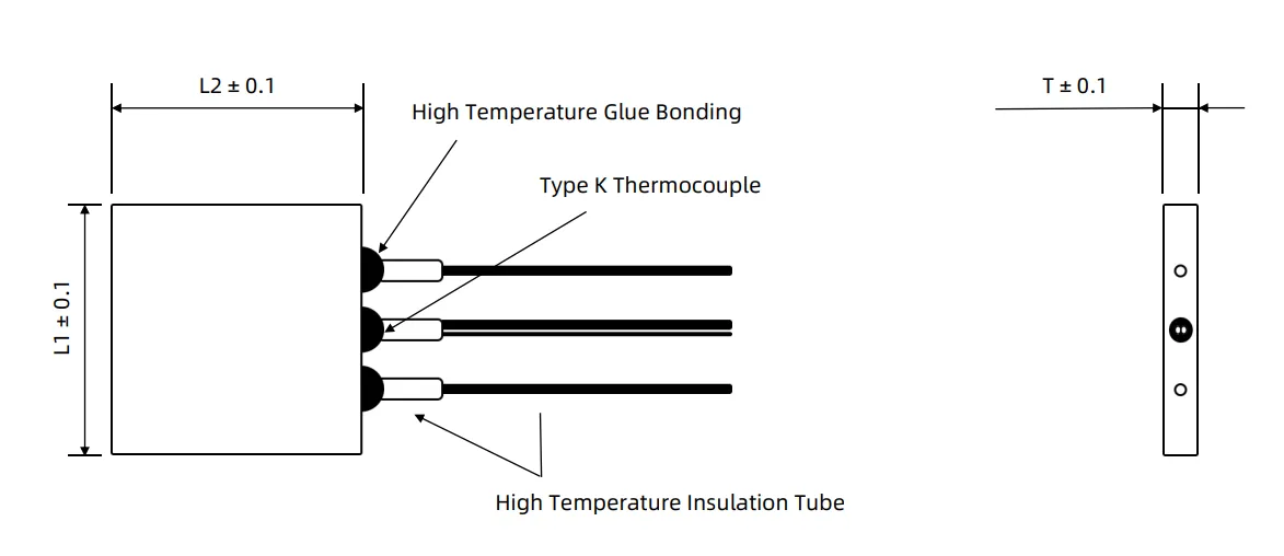Aluminum Nitride Ceramic Heater Drawings