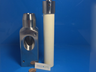 Alumina Ceramic Pump Nozzle|An alumina ceramic pump nozzle is a specialized component designed for use in pumping systems where durability, wear resistance, and precision are crucial. Crafted from aluminum oxide (Al₂O₃), alumina…