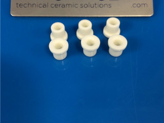 99 Ivory Alumina Ceramic Eyelets For Textile Machine|99% ivory alumina ceramic eyelets are specialized components used in textile machinery for guiding and controlling the movement of threads, fibers, and wires during various manufacturing processes. Th…