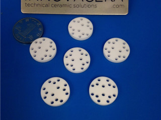 Alumina Ceramic Disc With Holes|Alumina Ceramic Disc With Holes